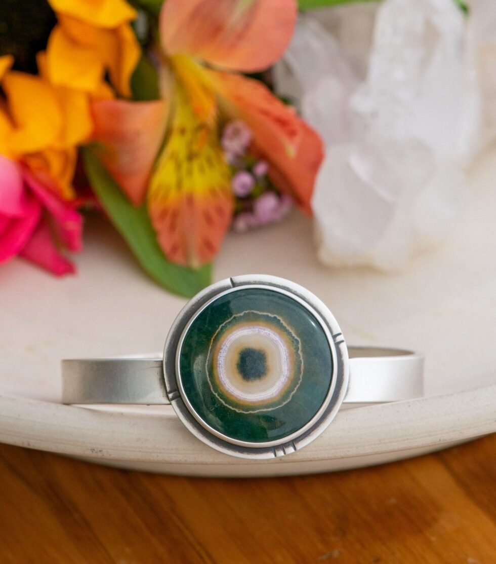 RAWR OCEAN JASPER CUFF - Fly Free