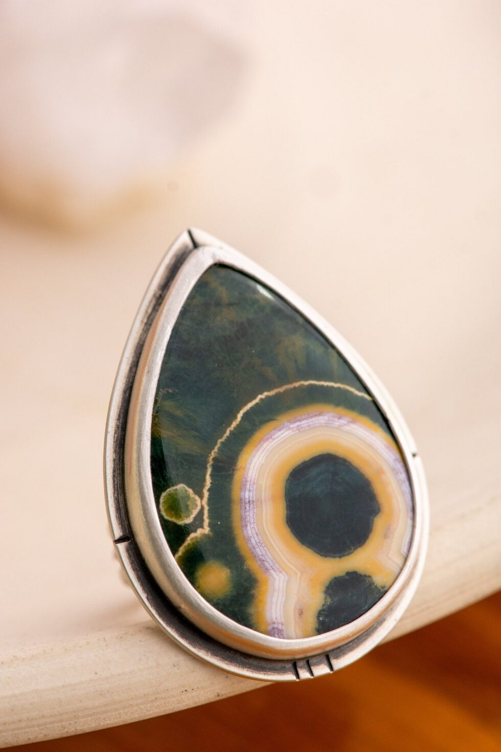 RESOLVE OCEAN JASPER RING - Fly Free
