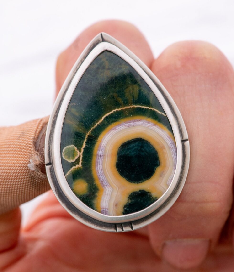 RESOLVE OCEAN JASPER RING - Fly Free