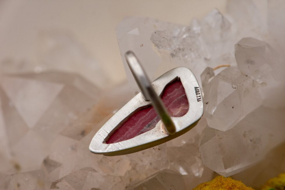 RHODOCHROSITE WILDCARD RING - Fly Free