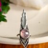ROSE QUARTZ DIVINER RING - Fly Free