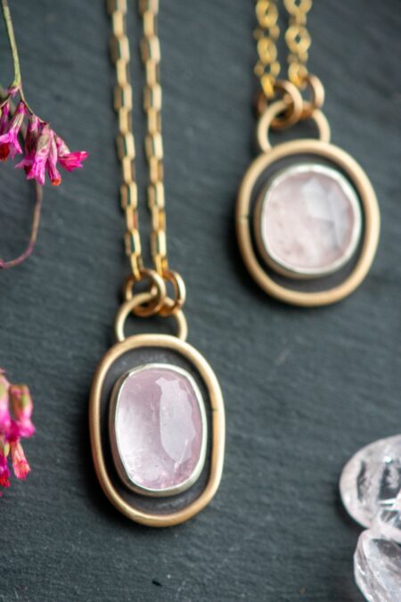 ROSE QUARTZ + MORGANITE - Fly Free