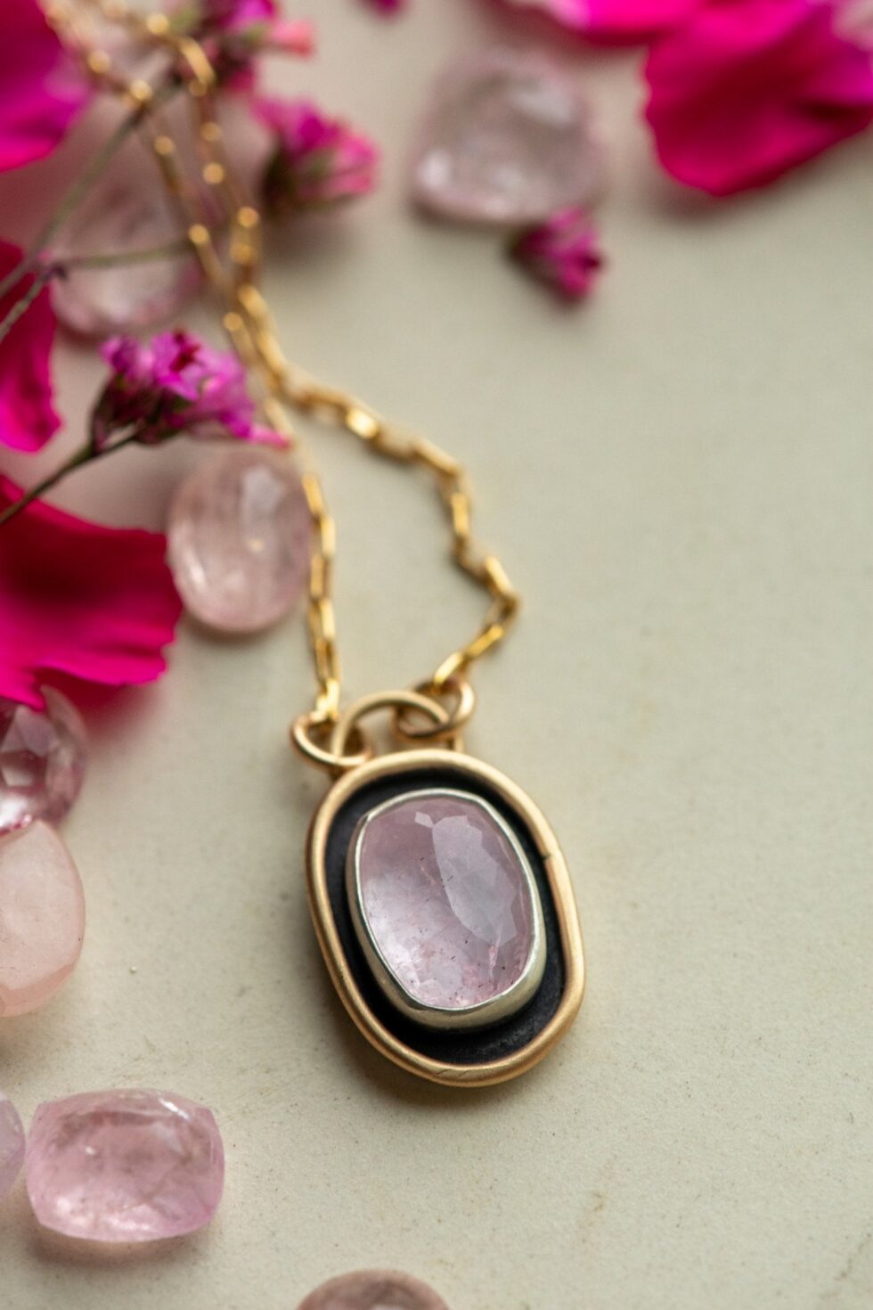 ROSE QUARTZ + MORGANITE - Fly Free