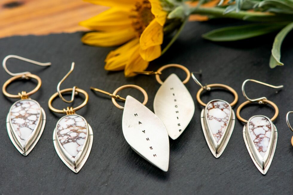 ROWDY MAGNESITE EARRINGS - Fly Free
