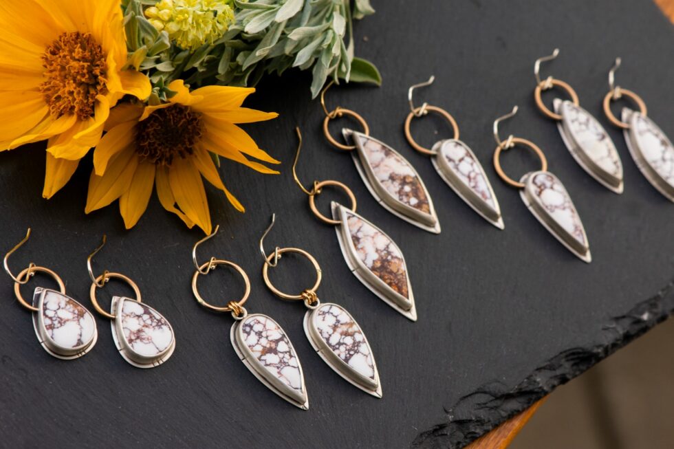 ROWDY MAGNESITE EARRINGS - Fly Free
