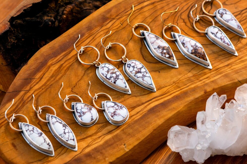 ROWDY MAGNESITE EARRINGS - Fly Free