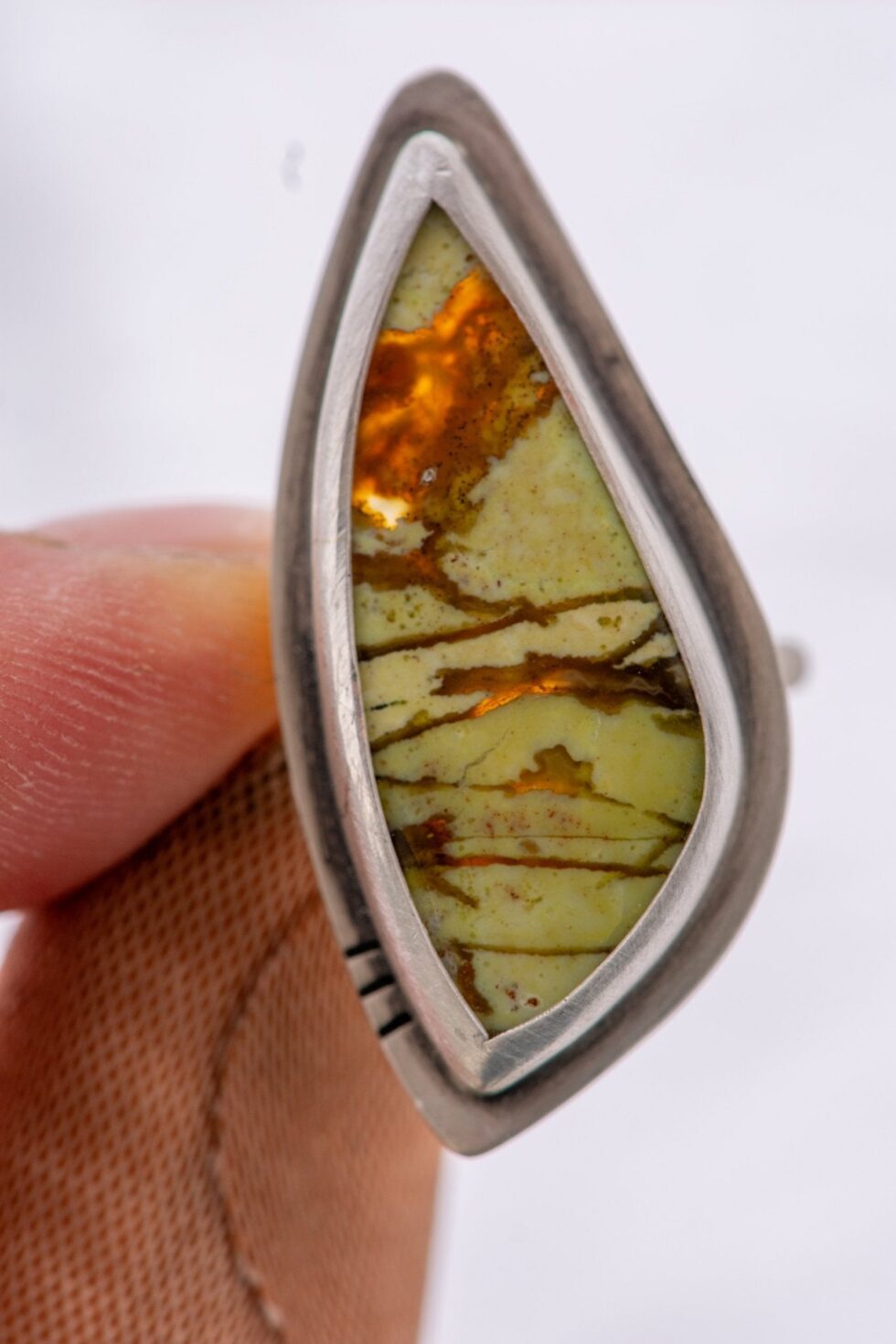 RUMBLING GREEN OPAL RING - Fly Free