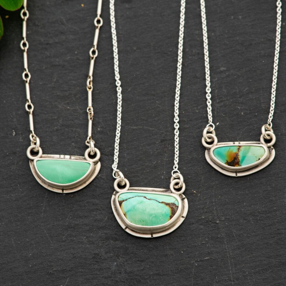 SMALL YET MIGHTY TURQUOISE NECKLACES - Fly Free