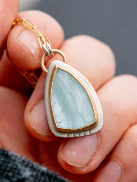 SOMETIMES YOU GOTTA AQUAMARINE NECKLACE - Fly Free