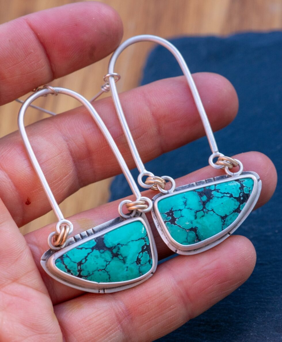SOVEREIGN GROUND TURQUOISE EARRINGS - Fly Free