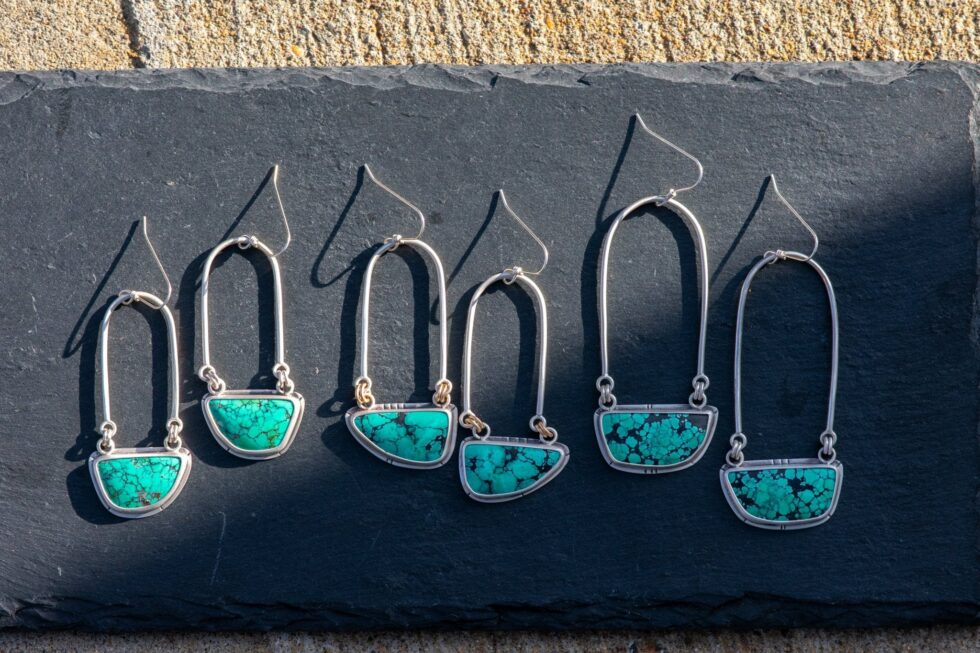 SOVEREIGN GROUND TURQUOISE EARRINGS - Fly Free
