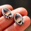 STEADY AS SHE GOES MONTANA AGATE STUDS - Fly Free