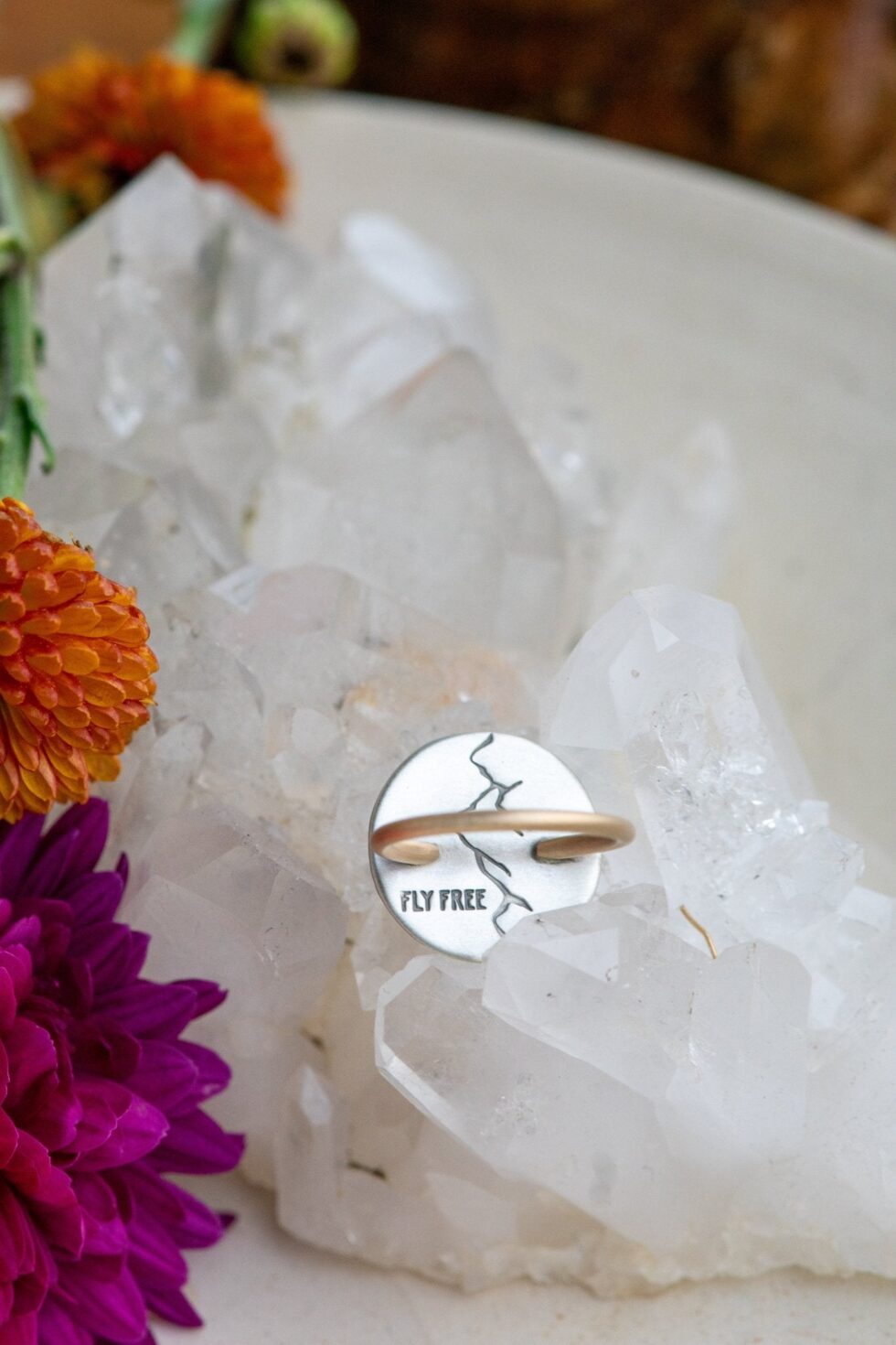 TRAIL CREEK MONTANA AGATE RING - Fly Free