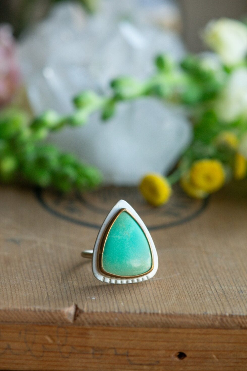 VIRDANT VARISCITE RING - Fly Free