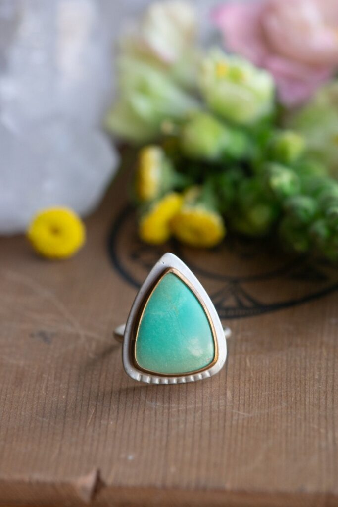 VIRDANT VARISCITE RING - Fly Free
