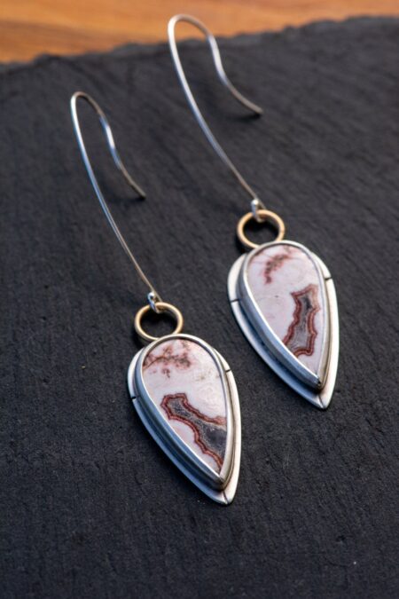 WILDCARD AGATE JASPER COMBO EARRINGS - Fly Free