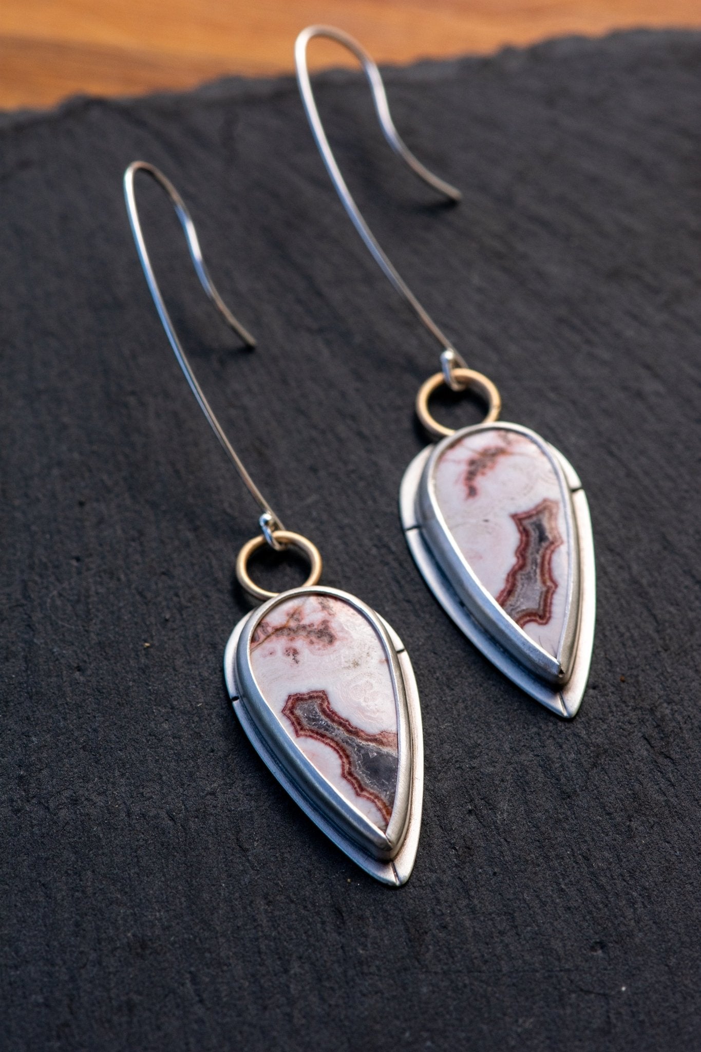 WILDCARD AGATE JASPER COMBO EARRINGS - Fly Free