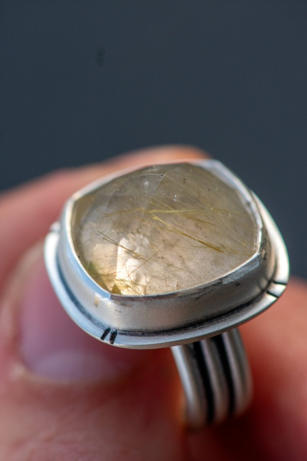 WONDER RUTILATED QUARTZ RING - Fly Free