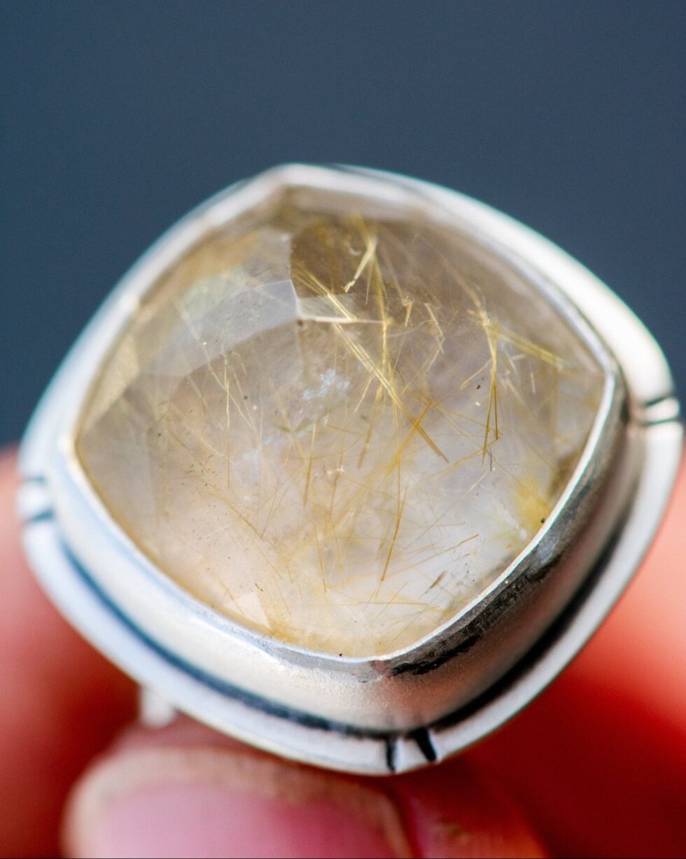 WONDER RUTILATED QUARTZ RING - Fly Free
