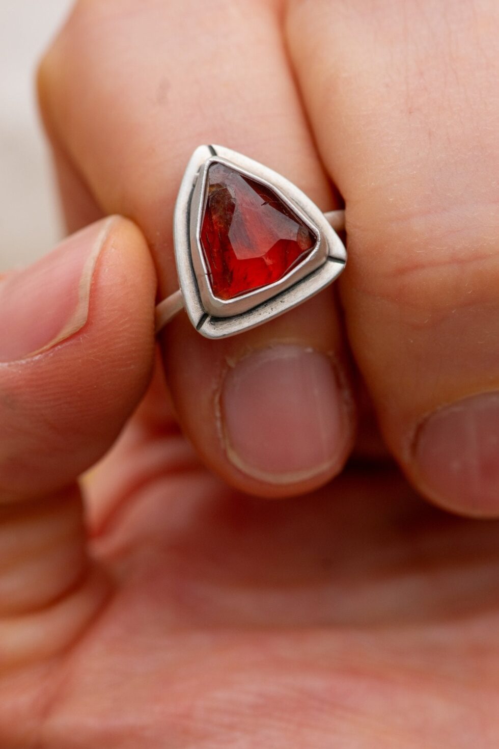 YOUR ARE DOING THE BEST GARNET RING - Fly Free